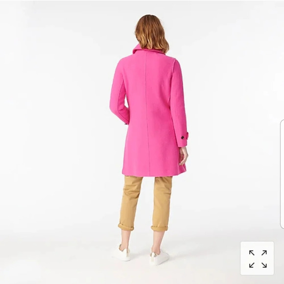 J Crew Lady Coat in Italian Boiled Wool NWT - Picture 3 of 9